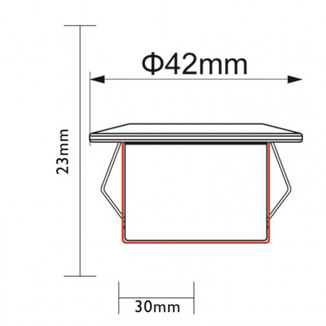 tuinverlichting Alpha 4,2 x 2,3 cm RVS zilver 2 stuks