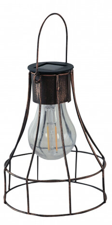 hanglamp Dortmund solar 13 x 16 cm staal koper