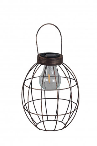 hanglamp Sheffield solar 20,7 x 26 cm staal koper