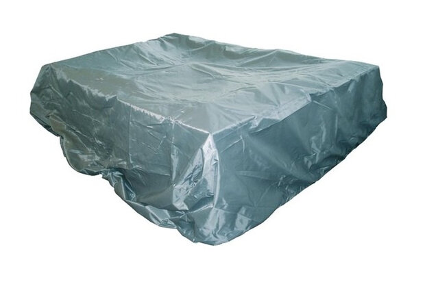 loungesethoes 300 x 400 x 70 cm polyester grijs