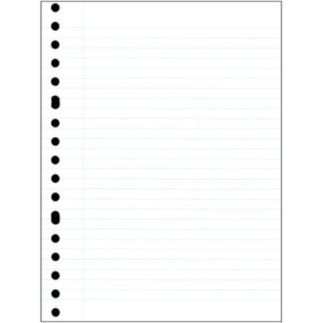 ringbandpapier lijnen A5 papier wit 100 stuks