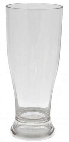 bierglas 350 ml polycarbonaat transparant 2 stuks