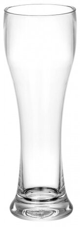 witbierglas 440 ml polycarbonaat transparant 2 stuks