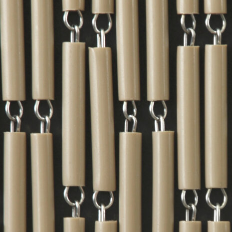 vliegengordijn Verspringt hulzen 232 x 100 cm PVC taupe