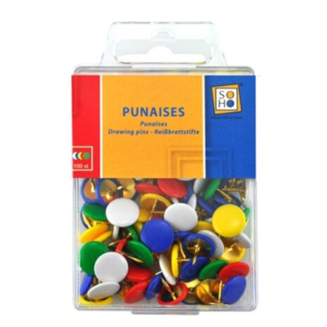 punaises 1 x 1 cm staal 100 stuks