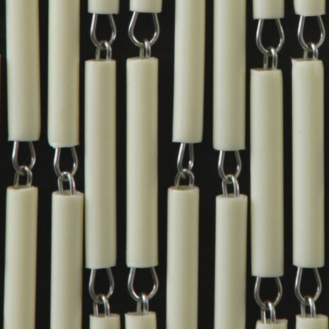 vliegengordijn Verspringt hulzen 210 x 90 cm PVC cr&egrave;me