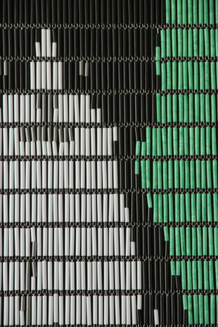 vliegengordijn Kat hulzen 232 x 100 cm PVC groen