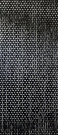 vliegengordijn Verspringt hulzen 232 x 100 cm PVC zwart