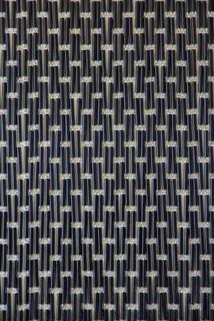 vliegengordijn Verspringt hulzen 232 x 100 cm PVC zwart