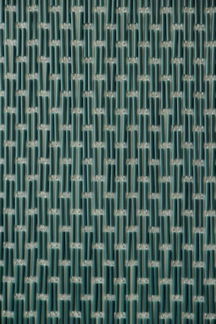 vliegengordijn Verspringt hulzen 232 x 100 cm PVC groen