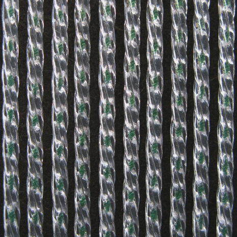 vliegengordijn Roma draad 210x90 cm PVC transparant/groen