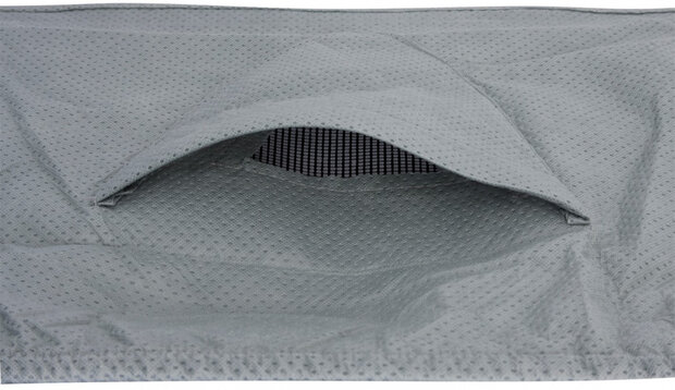 afdekzeil tuinmeubels 190 cm polyester grijs