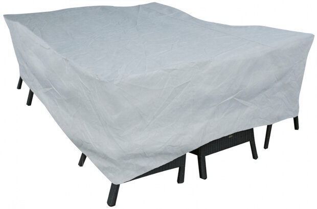 afdekzeil tuinmeubels 250 cm polyester grijs