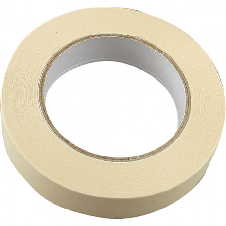 schildertape 50 m x 25 mm ivoorwit