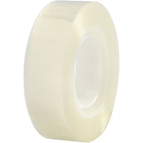plakband 33 m x 15 mm transparant 3 stuks