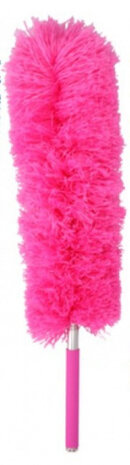 uitschuifbare plumeau 55-142 cm microfiber roze