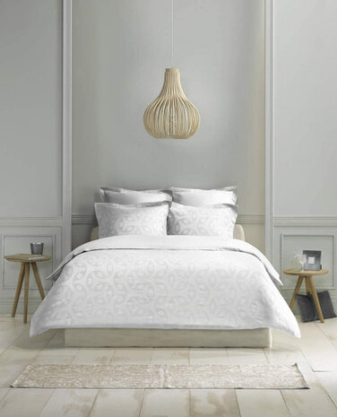 kussensloop Motion 63 x 63 cm katoen wit