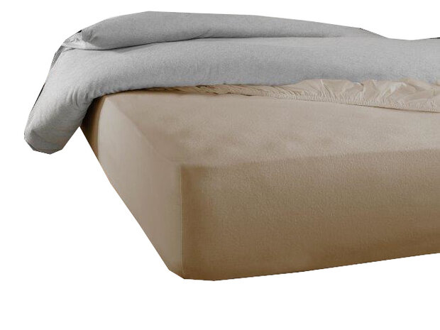 matrasbeschermer Skin 100 x 190/200 cm h40 tencel PU beige