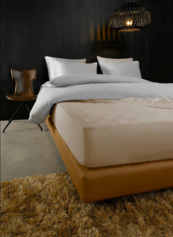 matrasbeschermer Skin 100 x 190/200 cm h40 tencel PU beige