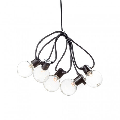 lichtsnoer LED 14,75 m amber 20 lampjes