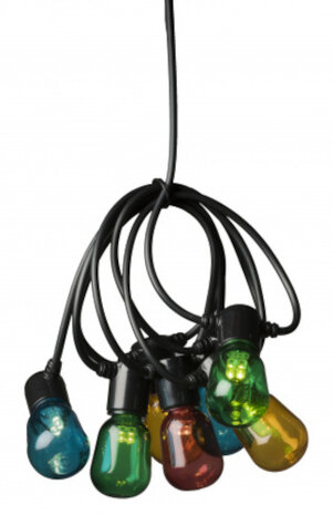 lichtsnoer led ovaal 1,6W IP44 19,75m 40 lampjes