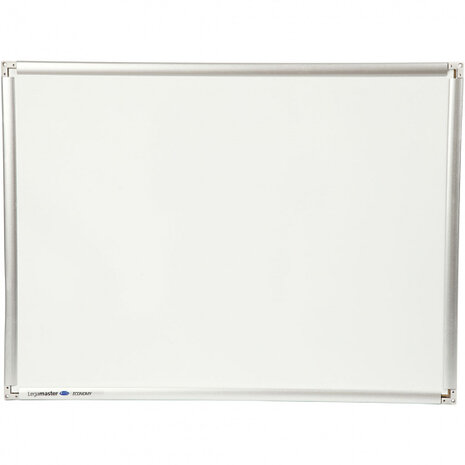 whiteboard magnetisch 60 x 45 cm aluminium wit