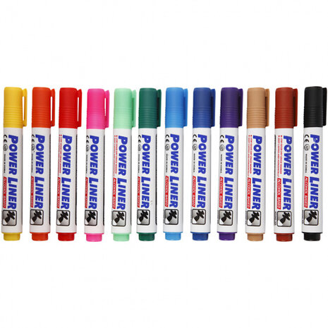 whiteboardstiften 4 mm 12 stuks
