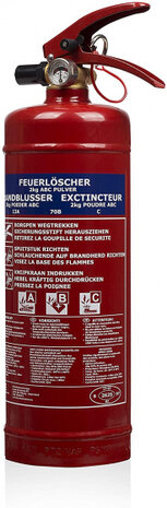 poederblusser SW BB2 2 kg staal 38,5 cm rood