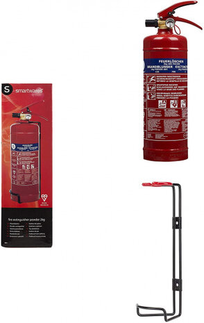 poederblusser SW BB2 2 kg staal 38,5 cm rood