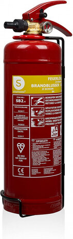 schuimblusser SW SB2 2 liter staal 42 cm rood
