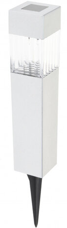 buitenspot led 4 x 31,5 cm zilver