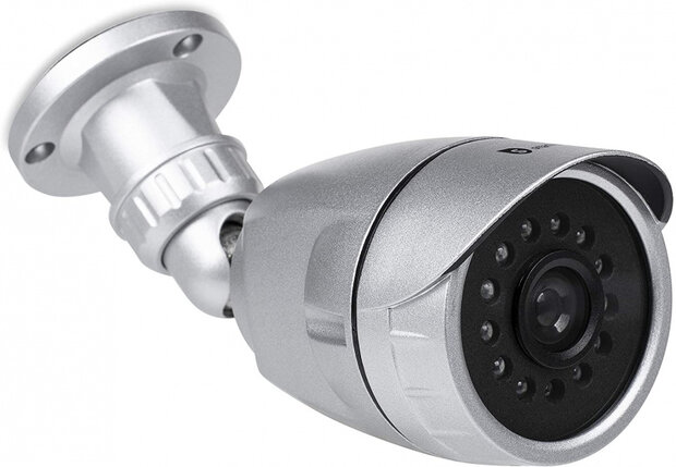 dummy-camera CDM-34552 11,5 cm staal zilver
