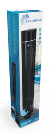 torenventilator 60W 107 cm zwart