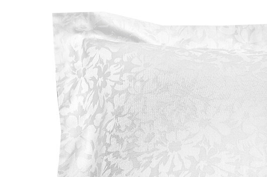 kussensloop Azalea 63 x 63 cm katoen wit