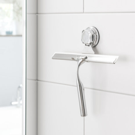 douchewisser 25 cm staal zilver