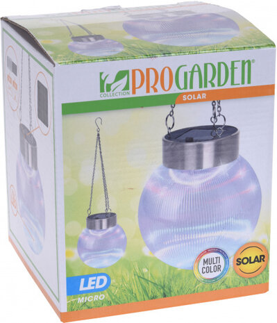 hamplamp led 45 x 14 cm polypropyleen/staal zilver