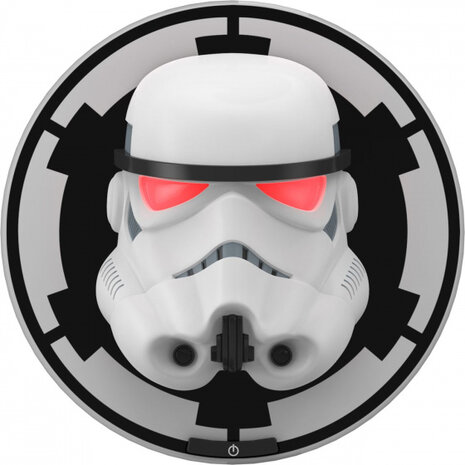 3D-lamp Stormtrooper led 30 cm wit/zwart/rood