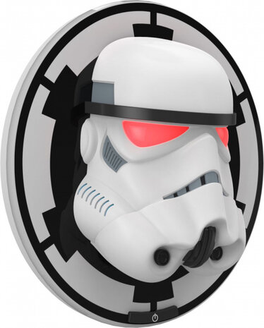 3D-lamp Stormtrooper led 30 cm wit/zwart/rood