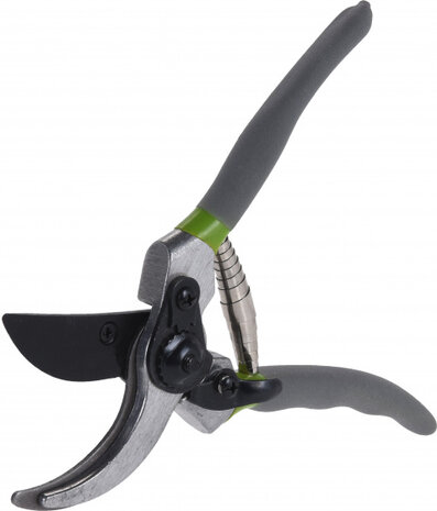 snoeischaar 20 cm staal/PP zilver/grijs