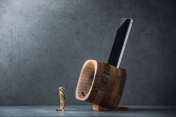 versterker iPhone 6(s)/7/8 10,1 cm hout bruin