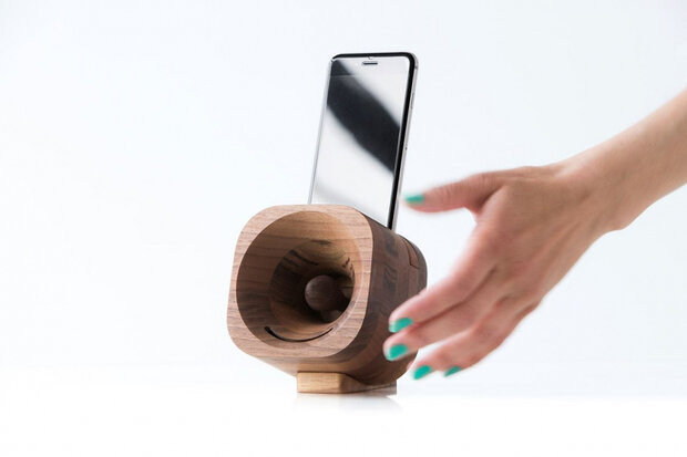 versterker iPhone 6(s)/7/8 10,1 cm hout bruin
