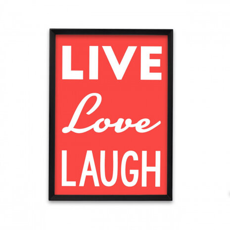 lightbox A4 23 x 31,5 cm hout zwart 6-delig
