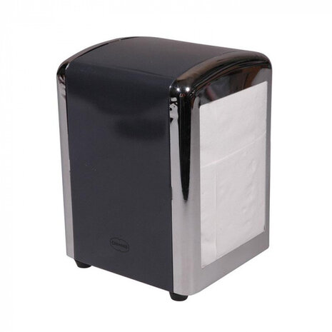 servethouder 14 cm staal/chroom donkergrijs