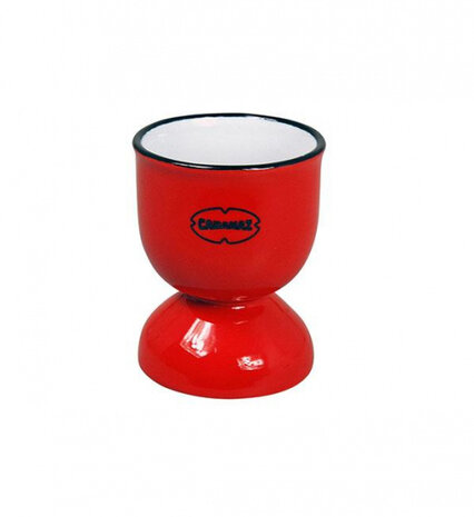 eierdop 5,4 cm keramiek rood