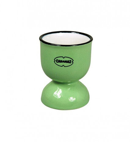 eierdop 5,4 cm keramiek groen