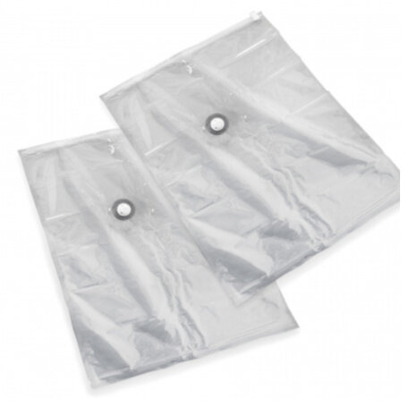 opbergzakken vacu&uuml;m 70 x 100 cm transparant L 2 stuks