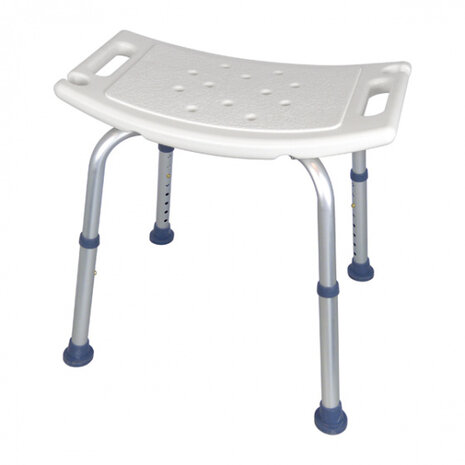 douchekruk verstelbaar 35-53 cm aluminium wit/grijs