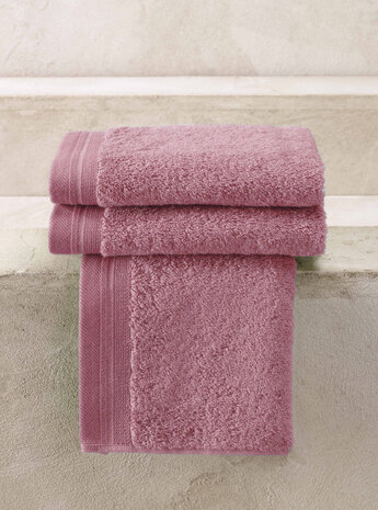 gastendoekje Contessa 40 x 60 cm roze 3 stuks