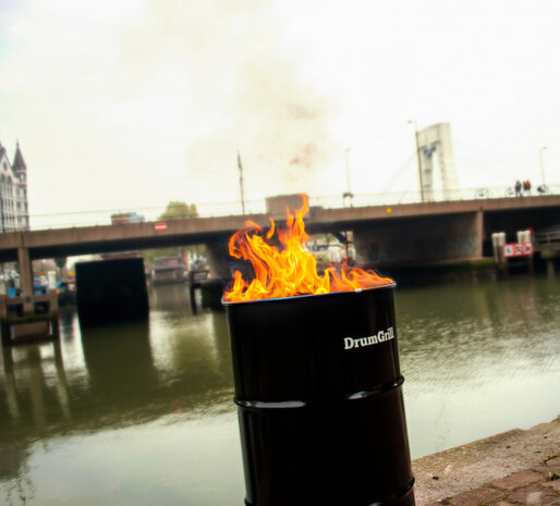 houtskoolbarbecue Medium 48 x 82 cm zwart