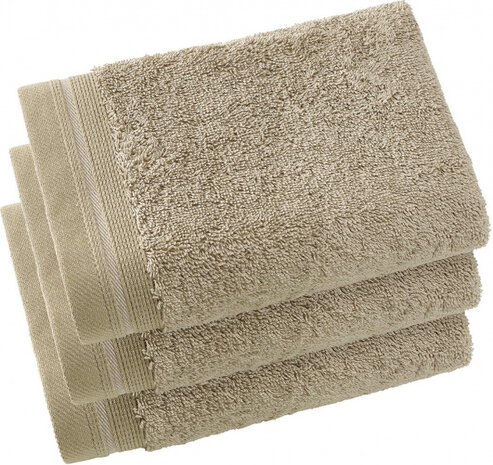 gastendoekje Contessa 40 x 60 cm taupe 3 stuks